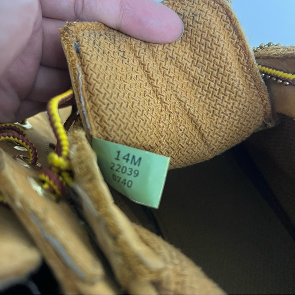 Timberland Men’s Classic Chukka Boots Size 14 Wheat/Nubuck Leather Waterproof - Picture 7 of 11